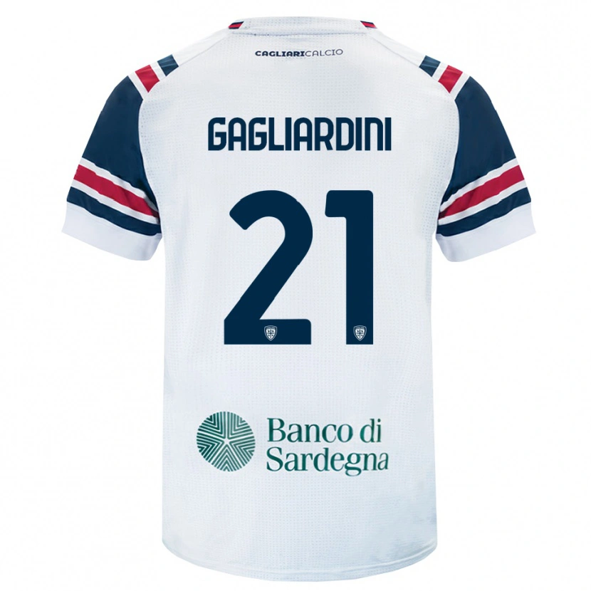 Danxen Homem Camisola Roberto Gagliardini #21 Branco Vermelho Verde Alternativa 2026/27 Camisa Brasil