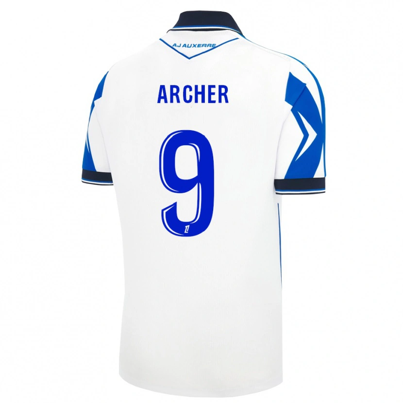 Danxen Homem Camisola Cameron Archer #9 Preto Branco Azul Principal 2026/27 Camisa Brasil