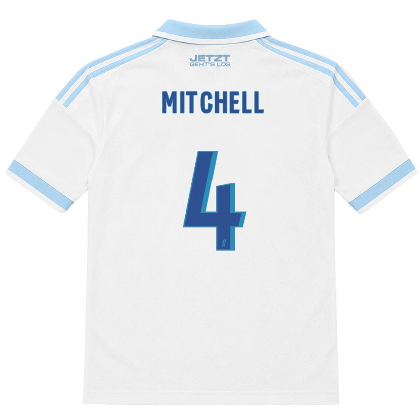 Danxen Mulher Camisola Jeyland Mitchell #4 Azul Céu Claro Branco Vermelho Alternativa 2026/27 Camisa Brasil