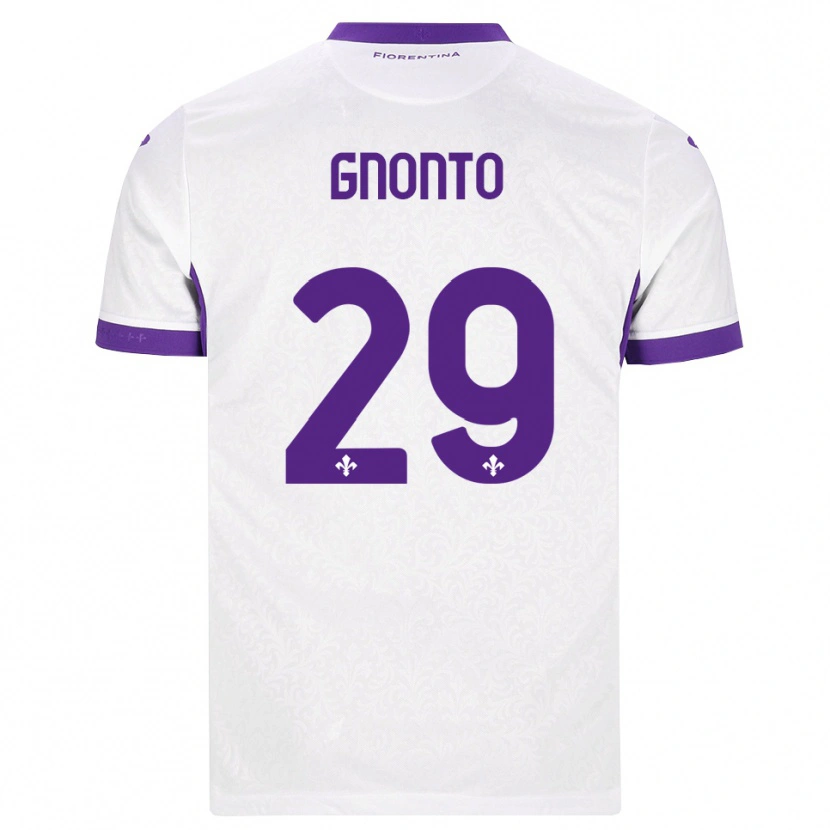 Danxen Mulher Camisola Wilfried Gnonto #29 Branco Roxo Alternativa 2026/27 Camisa Brasil