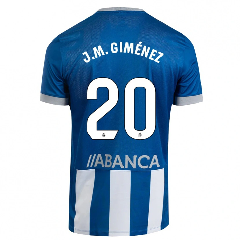 Danxen Mulher Camisola José María Giménez #20 Azul Cinza Branco Principal 2026/27 Camisa Brasil
