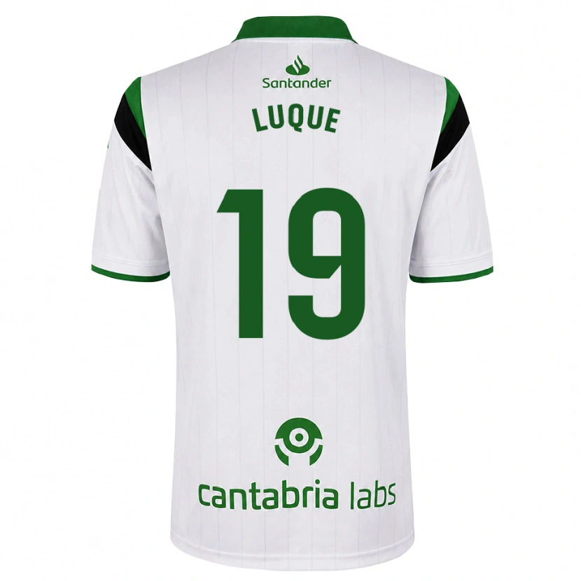 Danxen Mulher Camisola Iker Luque #19 Branco Verde Preto Principal 2026/27 Camisa Brasil