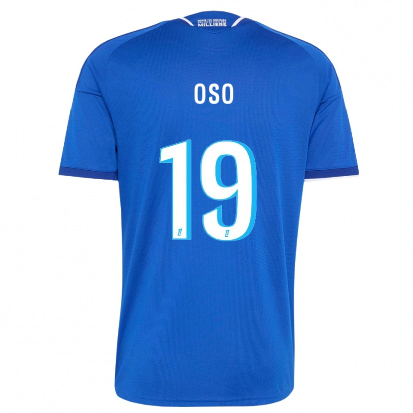 Danxen Mulher Camisola Oso #19 Azul Real Branco Principal 2026/27 Camisa Brasil