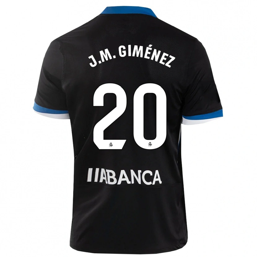 Danxen Mulher Camisola José María Giménez #20 Preto Branco Azul Alternativa 2026/27 Camisa Brasil