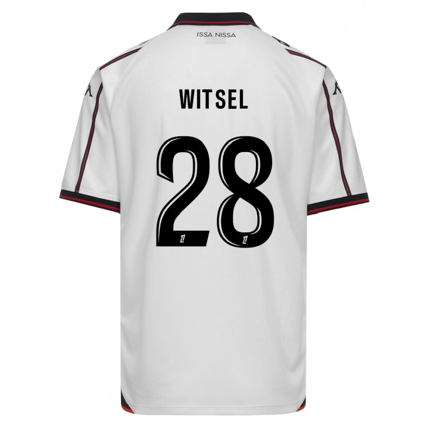Danxen Mulher Camisola Axel Witsel #28 Preto Branco Alternativa 2026/27 Camisa Brasil