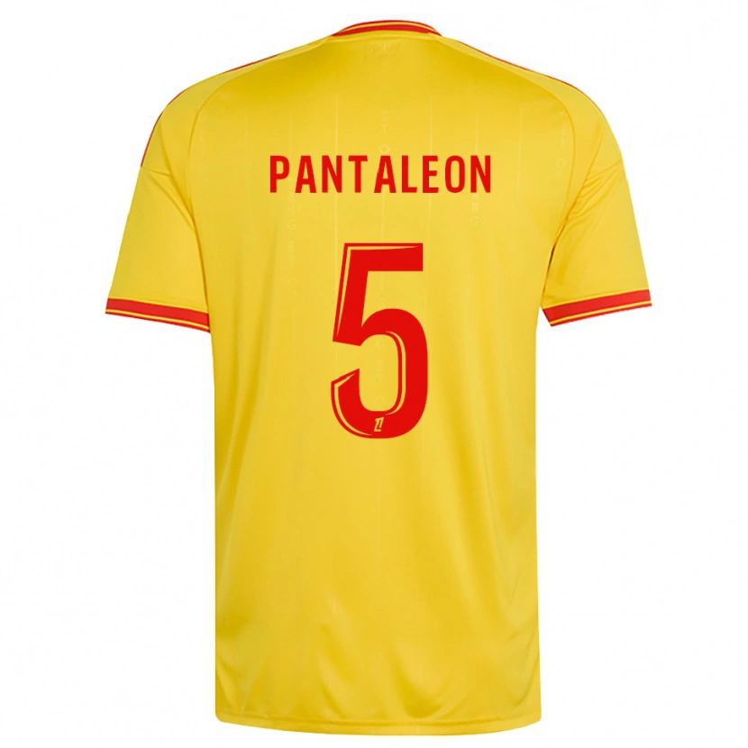 Danxen Mulher Camisola Tom Pantaleon #5 Dourado Laranja Vermelho Principal 2026/27 Camisa Brasil