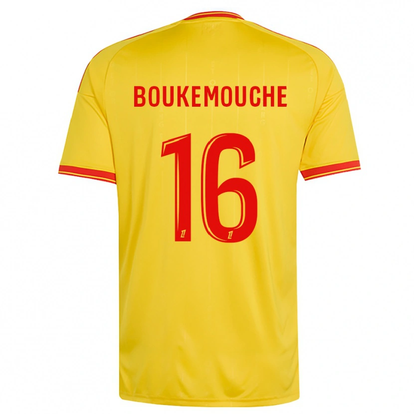 Danxen Mulher Camisola Amine Boukemouche #16 Dourado Laranja Vermelho Principal 2026/27 Camisa Brasil