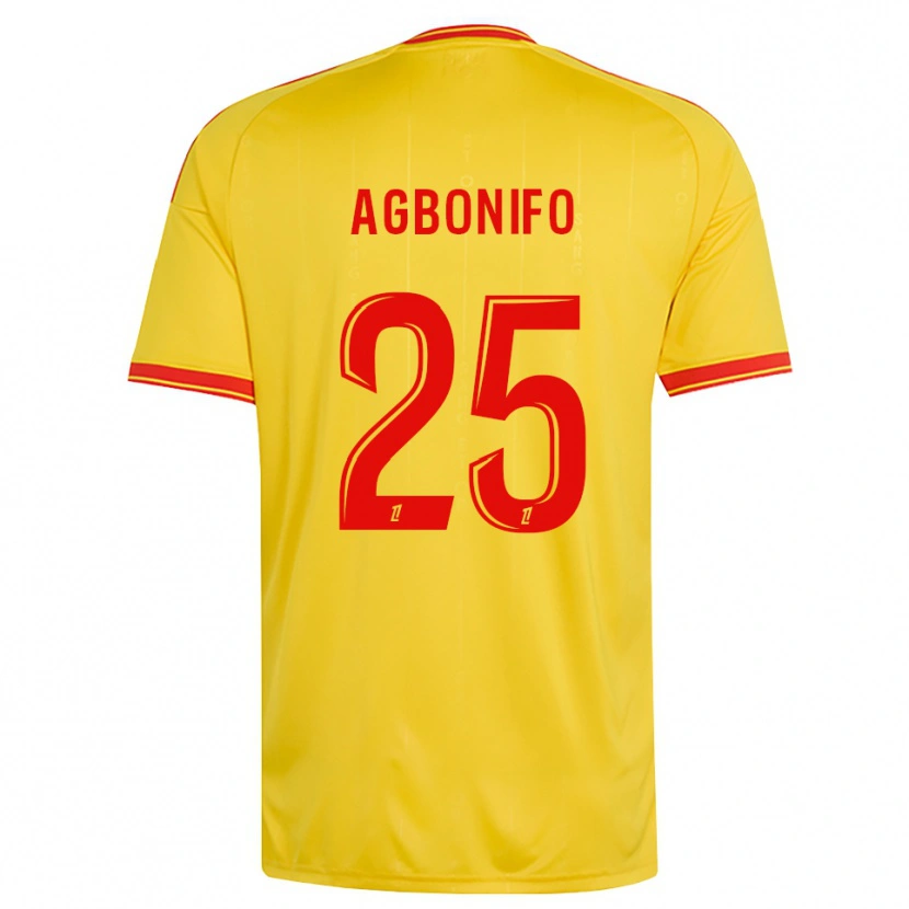Danxen Mulher Camisola Jeremy Agbonifo #25 Dourado Laranja Vermelho Principal 2026/27 Camisa Brasil
