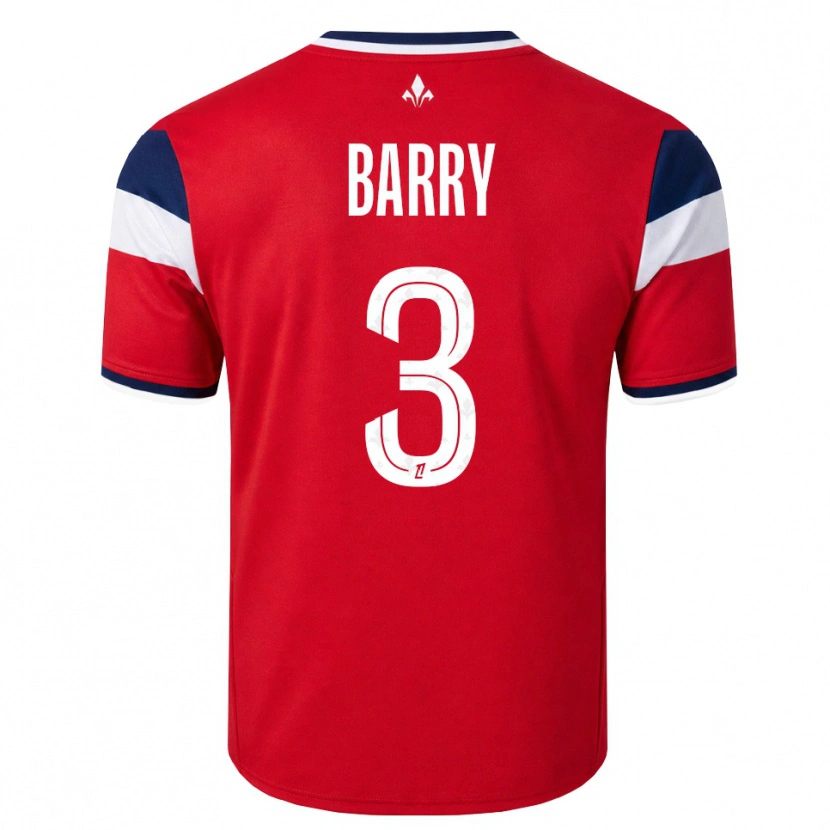Danxen Mulher Camisola Léo Barry #3 Vermelho Branco Azul Real Principal 2026/27 Camisa Brasil