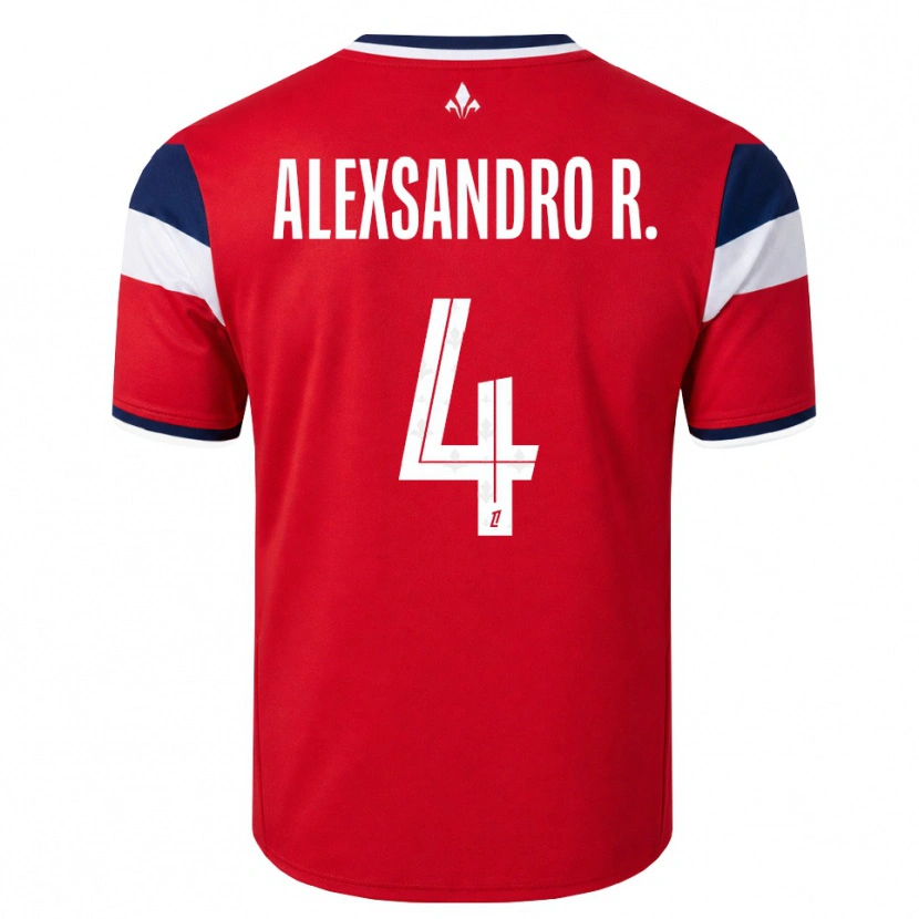 Danxen Mulher Camisola Alexsandro Victor De Souza Ribeiro #4 Vermelho Branco Azul Real Principal 2026/27 Camisa Brasil