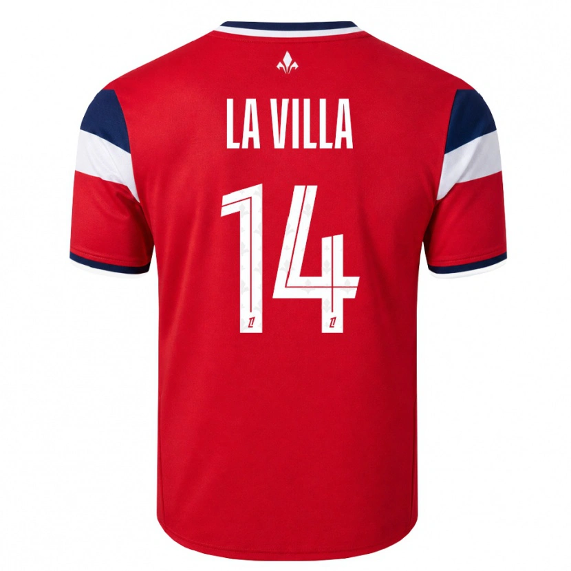 Danxen Mulher Camisola Caroline La Villa #14 Vermelho Branco Azul Real Principal 2026/27 Camisa Brasil