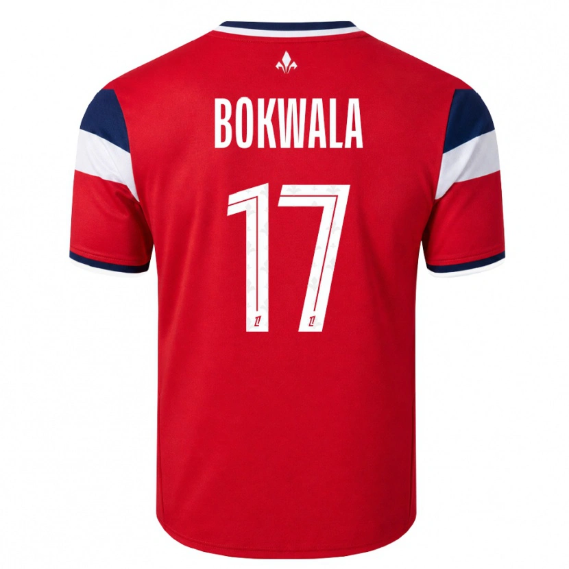 Danxen Mulher Camisola Béni Bokwala #17 Vermelho Branco Azul Real Principal 2026/27 Camisa Brasil