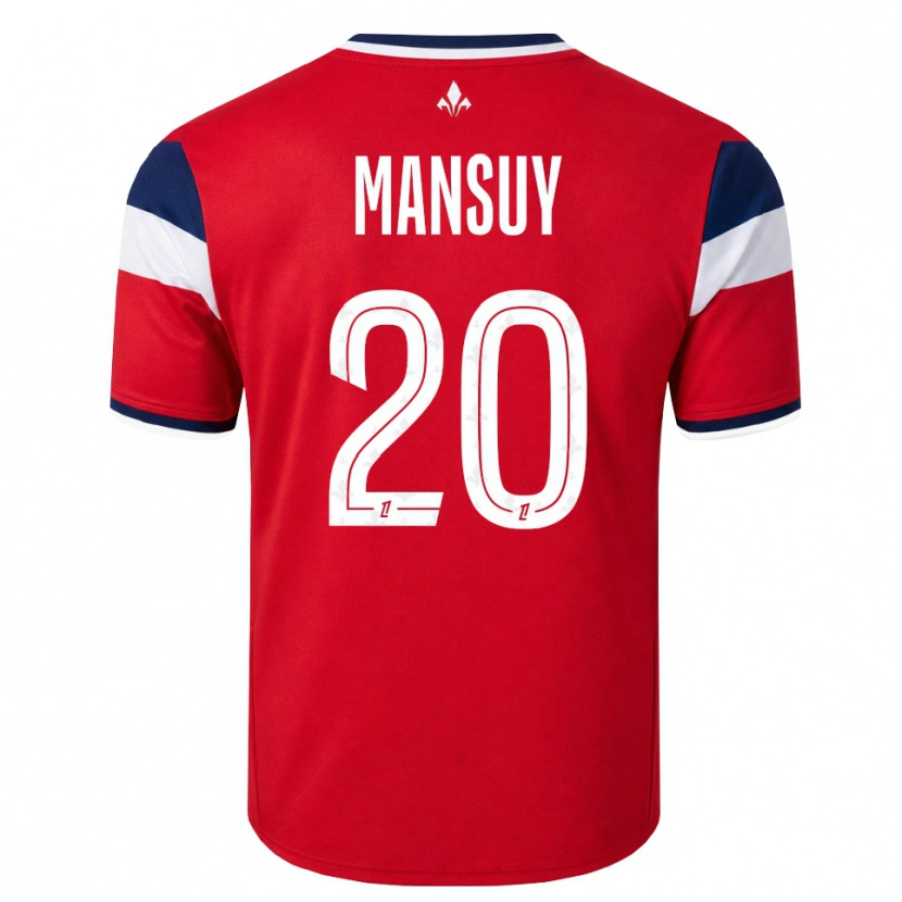 Danxen Mulher Camisola Heloise Mansuy #20 Vermelho Branco Azul Real Principal 2026/27 Camisa Brasil