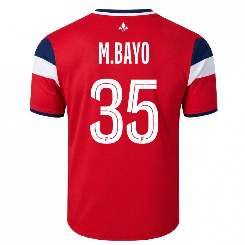 Danxen Mulher Camisola Mohamed Bayo #35 Vermelho Branco Azul Real Principal 2026/27 Camisa Brasil