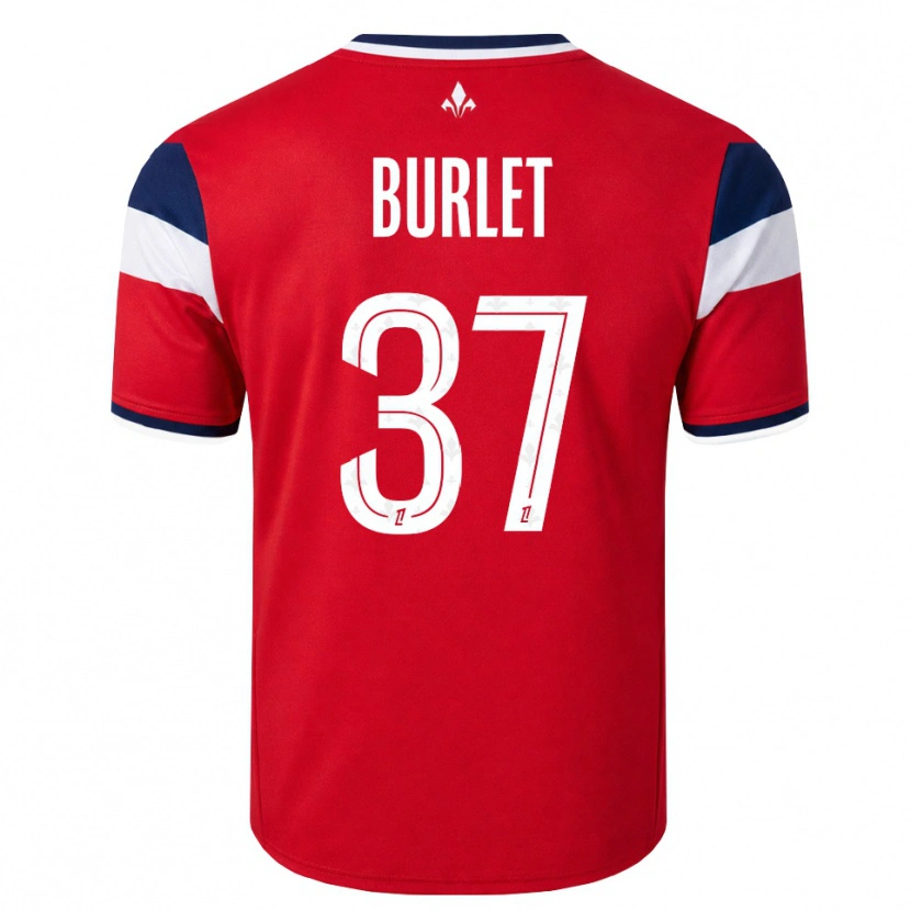 Danxen Mulher Camisola Vincent Burlet #37 Vermelho Branco Azul Real Principal 2026/27 Camisa Brasil