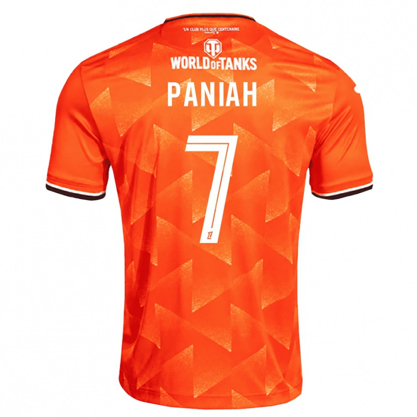 Danxen Mulher Camisola Djedjom Paniah #7 Laranja Branco Preto Principal 2026/27 Camisa Brasil