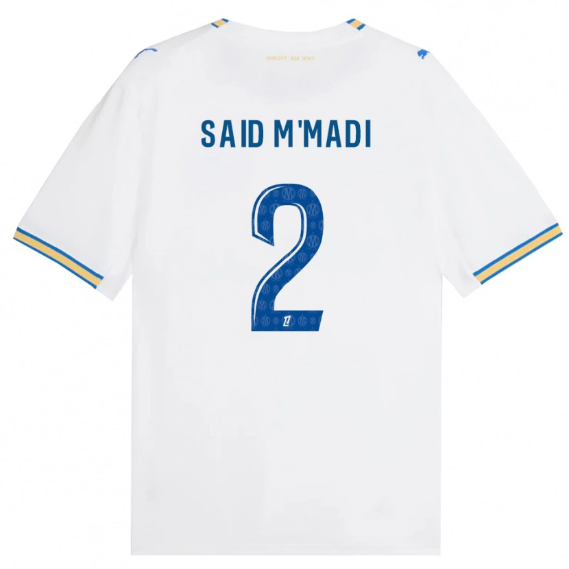 Danxen Mulher Camisola Yakine Said M'madi #2 Azul Dodger Branco Principal 2026/27 Camisa Brasil