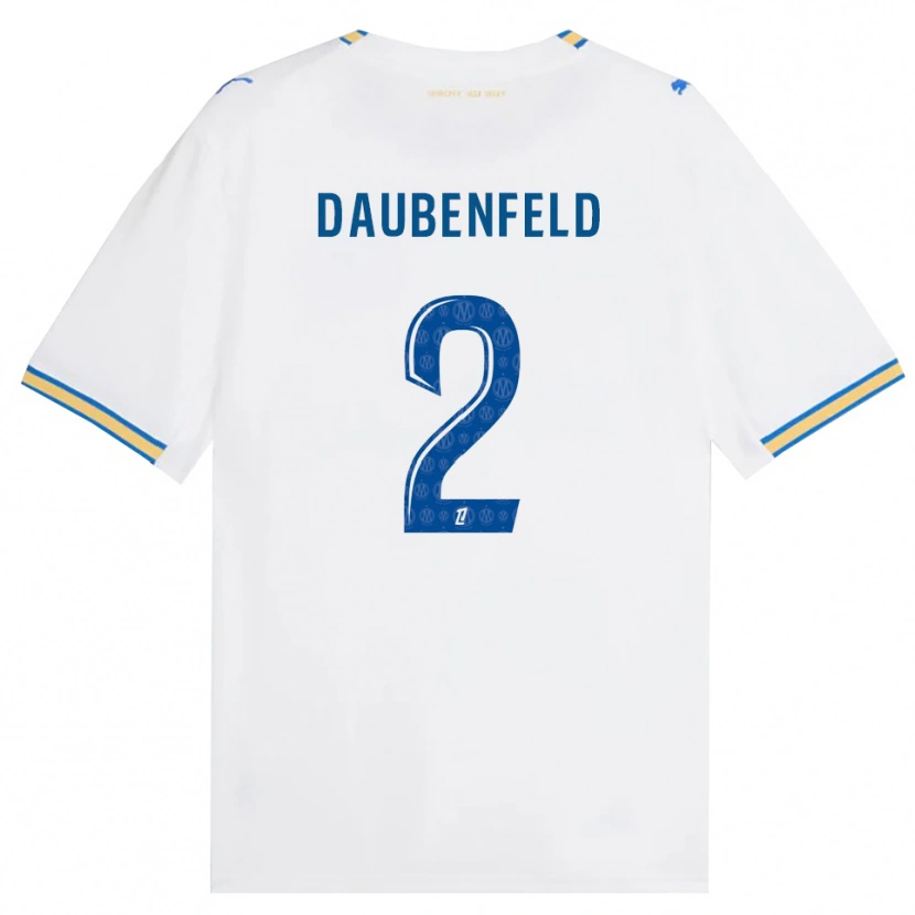 Danxen Mulher Camisola Lucas Daubenfeld #2 Azul Dodger Branco Principal 2026/27 Camisa Brasil