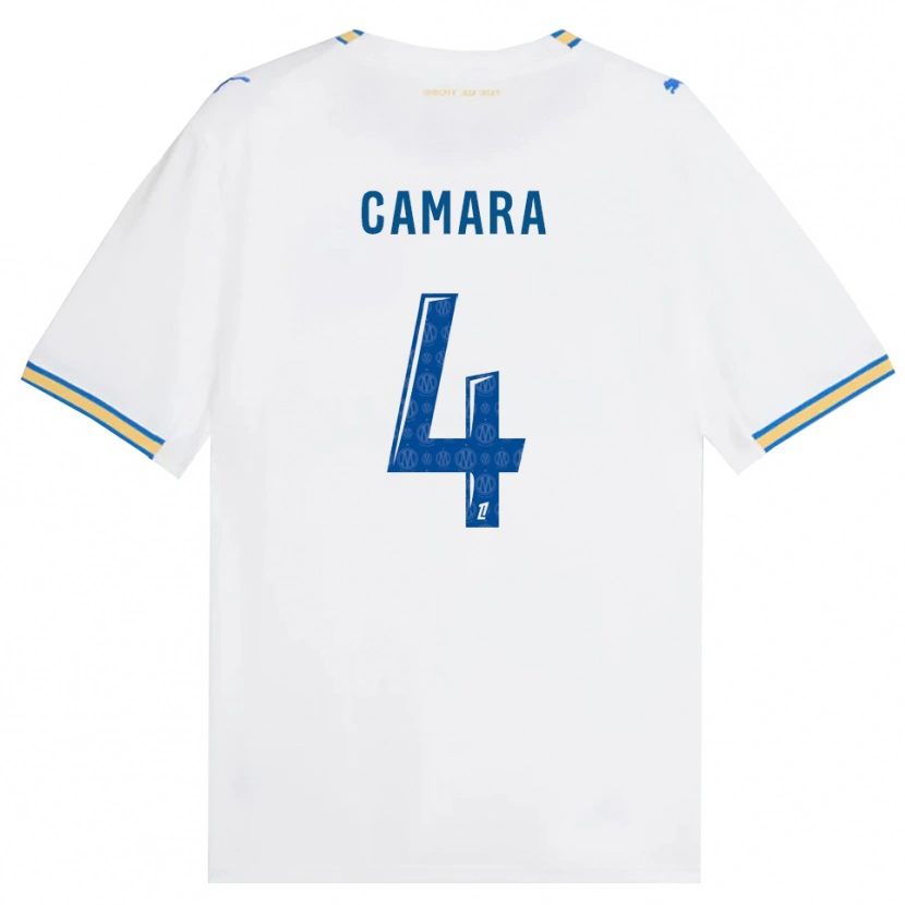 Danxen Mulher Camisola Fodé Camara #4 Azul Dodger Branco Principal 2026/27 Camisa Brasil