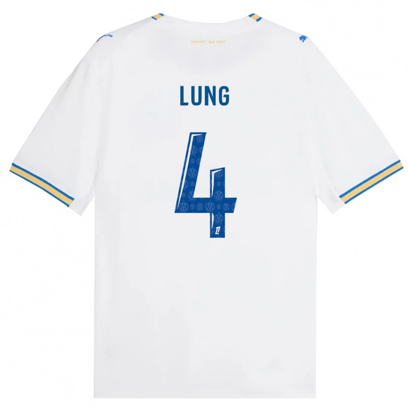 Danxen Mulher Camisola Sacha Lung #4 Azul Dodger Branco Principal 2026/27 Camisa Brasil