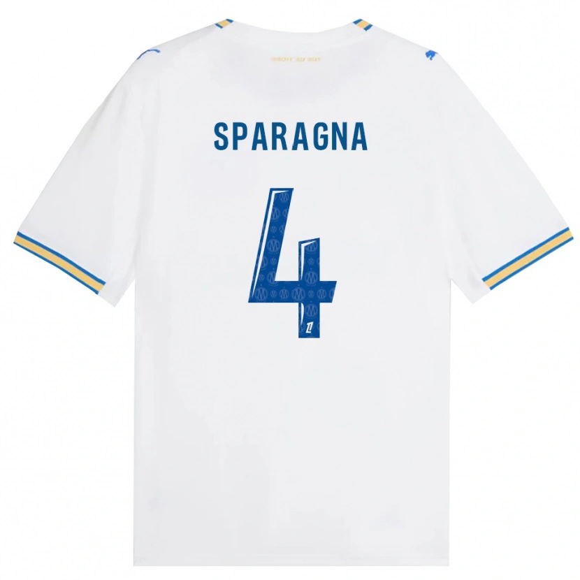 Danxen Mulher Camisola Stéphane Sparagna #4 Azul Dodger Branco Principal 2026/27 Camisa Brasil