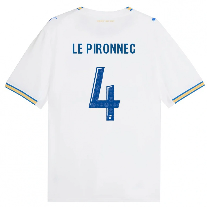 Danxen Mulher Camisola Kélian Le Pironnec #4 Azul Dodger Branco Principal 2026/27 Camisa Brasil