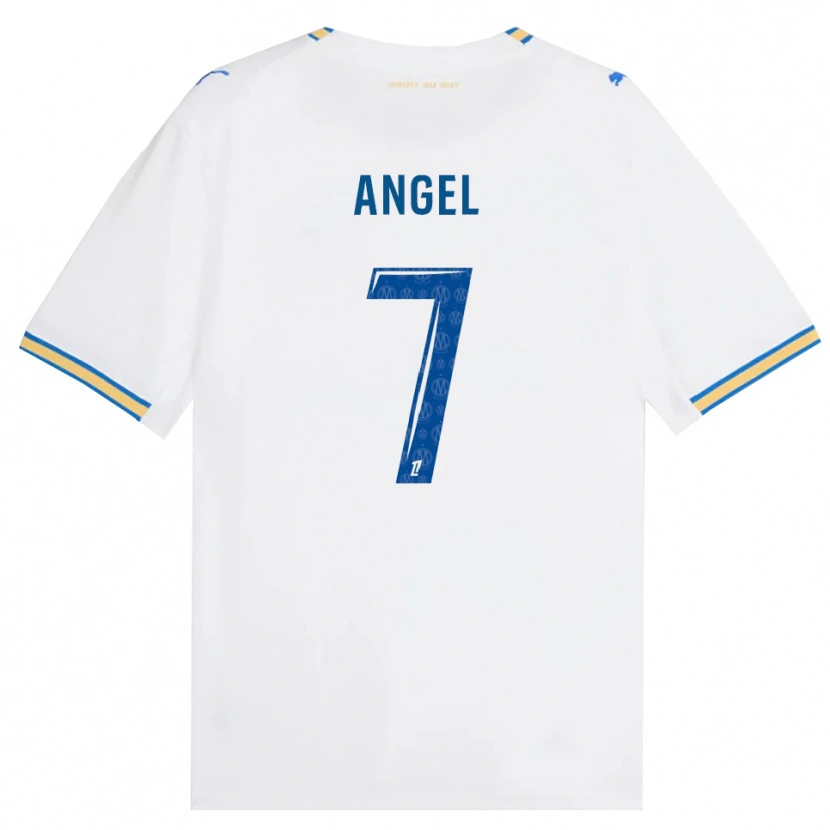 Danxen Mulher Camisola Angel Gomes #7 Azul Dodger Branco Principal 2026/27 Camisa Brasil