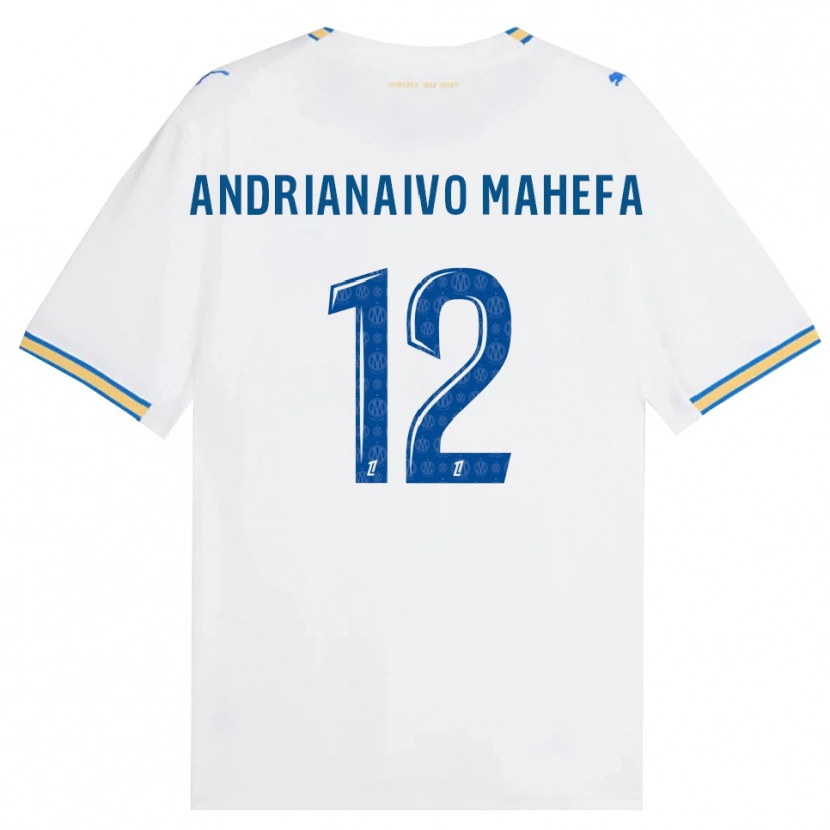 Danxen Mulher Camisola Mathis Andrianaivo Mahefa #12 Azul Dodger Branco Principal 2026/27 Camisa Brasil