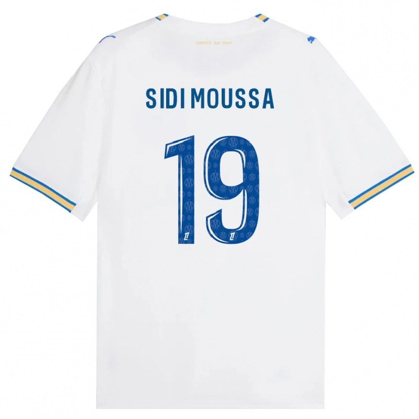 Danxen Mulher Camisola Salima Sidi Moussa #19 Azul Dodger Branco Principal 2026/27 Camisa Brasil