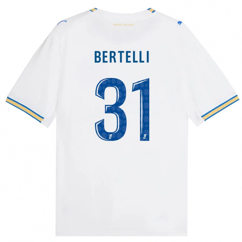Danxen Mulher Camisola Ugo Bertelli #31 Azul Dodger Branco Principal 2026/27 Camisa Brasil