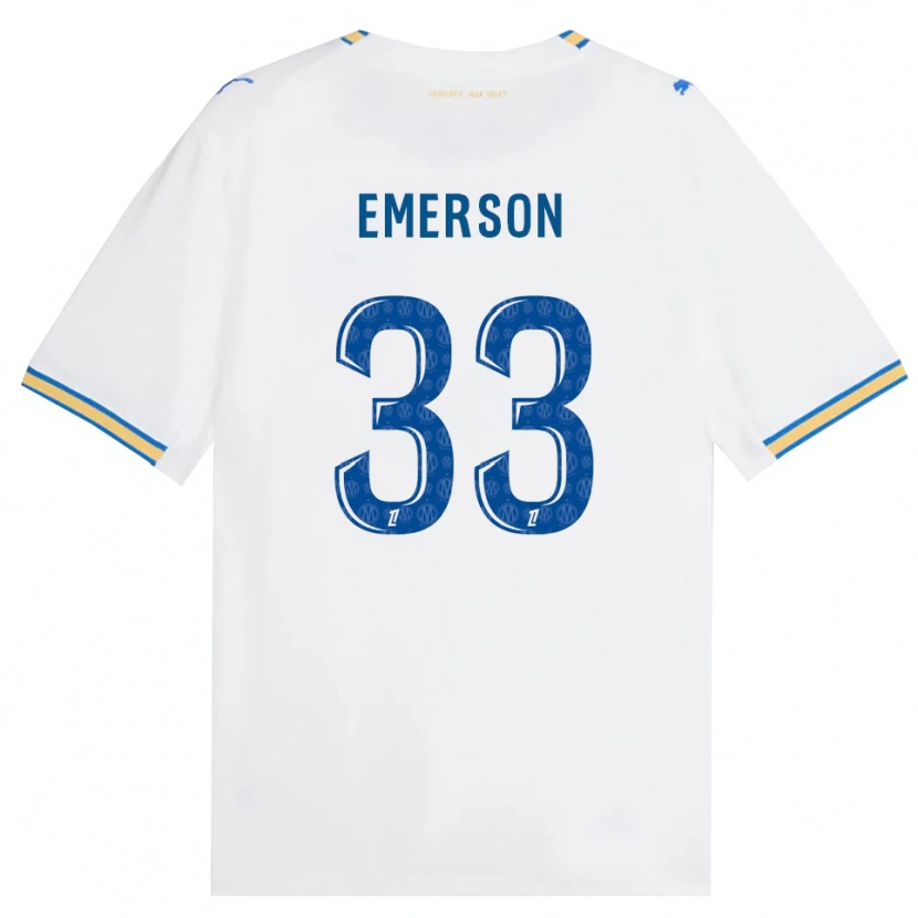 Danxen Mulher Camisola Emerson Palmieri Dos Santos #33 Azul Dodger Branco Principal 2026/27 Camisa Brasil