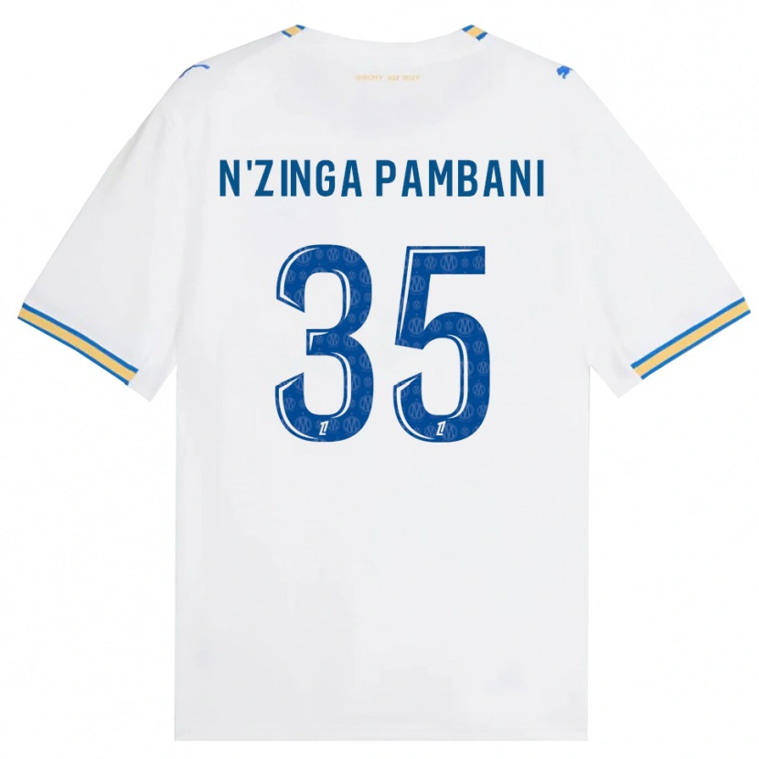 Danxen Mulher Camisola Pladi N'zinga Pambani #35 Azul Dodger Branco Principal 2026/27 Camisa Brasil