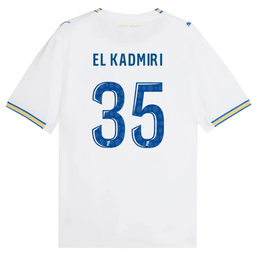Danxen Mulher Camisola Ugo Kadmiri #35 Azul Dodger Branco Principal 2026/27 Camisa Brasil
