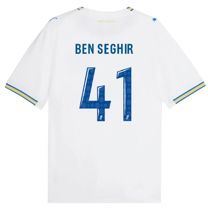 Danxen Mulher Camisola Salim Ben Seghir #41 Azul Dodger Branco Principal 2026/27 Camisa Brasil