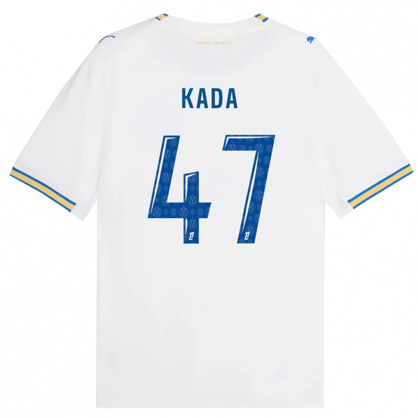 Danxen Mulher Camisola Joakim Kada #47 Azul Dodger Branco Principal 2026/27 Camisa Brasil