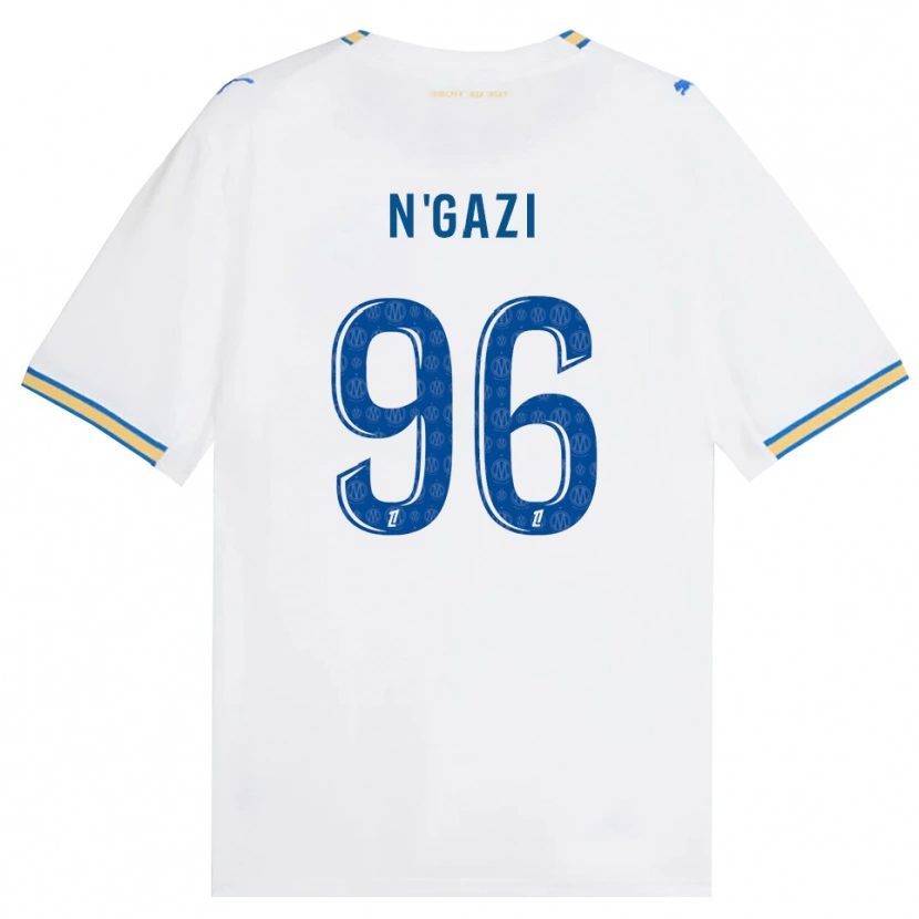 Danxen Mulher Camisola Chloé N'gazi #96 Azul Dodger Branco Principal 2026/27 Camisa Brasil