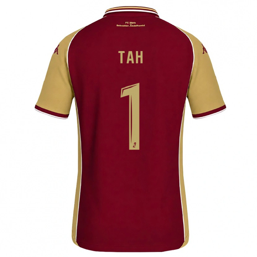 Danxen Mulher Camisola Béonaho Tah #1 Dourado Vermelho Escuro Principal 2026/27 Camisa Brasil