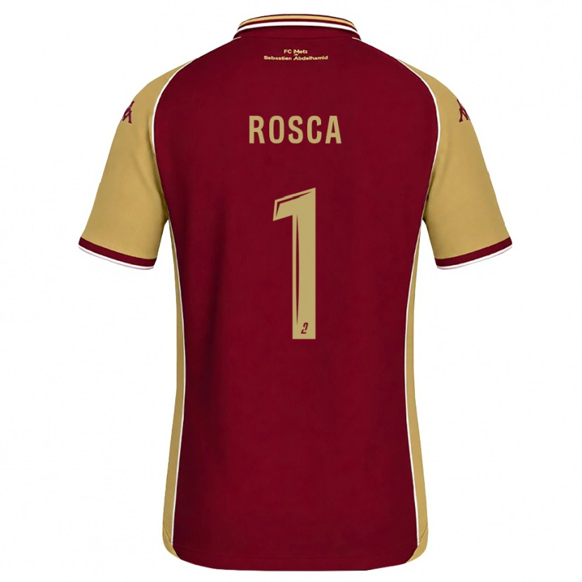 Danxen Mulher Camisola Daniel Rosca #1 Dourado Vermelho Escuro Principal 2026/27 Camisa Brasil