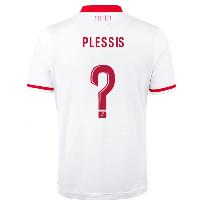 Danxen Mulher Camisola Mathys Plessis #0 Vermelho Branco Principal 2026/27 Camisa Brasil