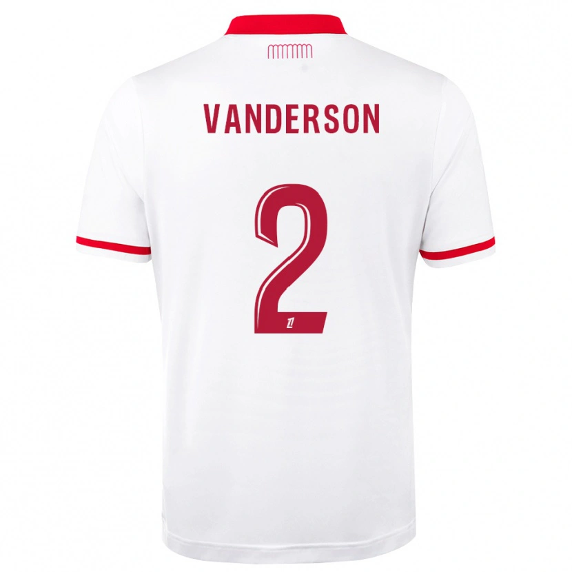 Danxen Mulher Camisola Vanderson De Oliveira Campos #2 Vermelho Branco Principal 2026/27 Camisa Brasil