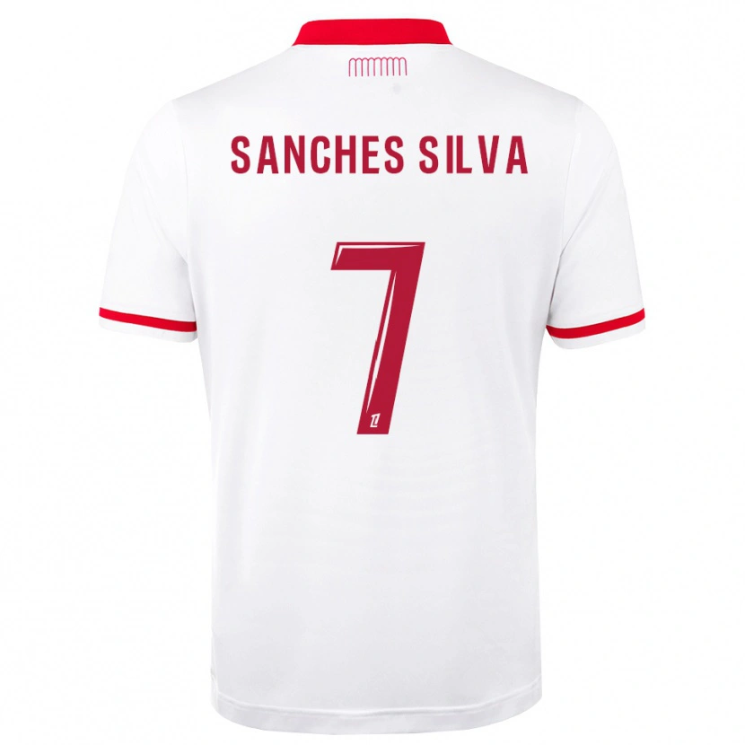 Danxen Mulher Camisola Jordy Sanches Silva #7 Vermelho Branco Principal 2026/27 Camisa Brasil