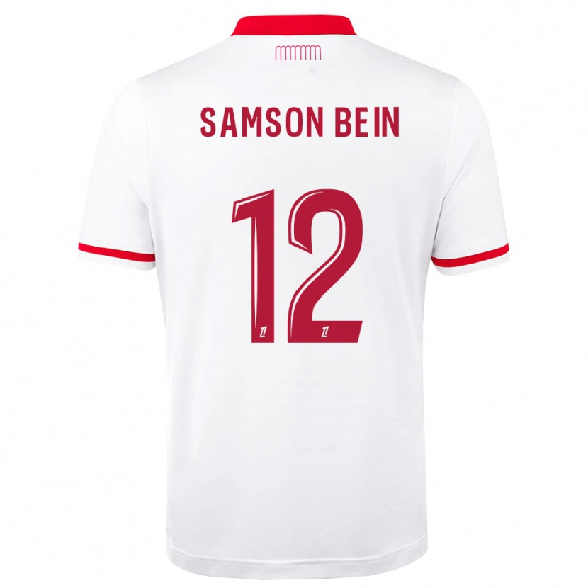 Danxen Mulher Camisola Sirak Bein #12 Vermelho Branco Principal 2026/27 Camisa Brasil