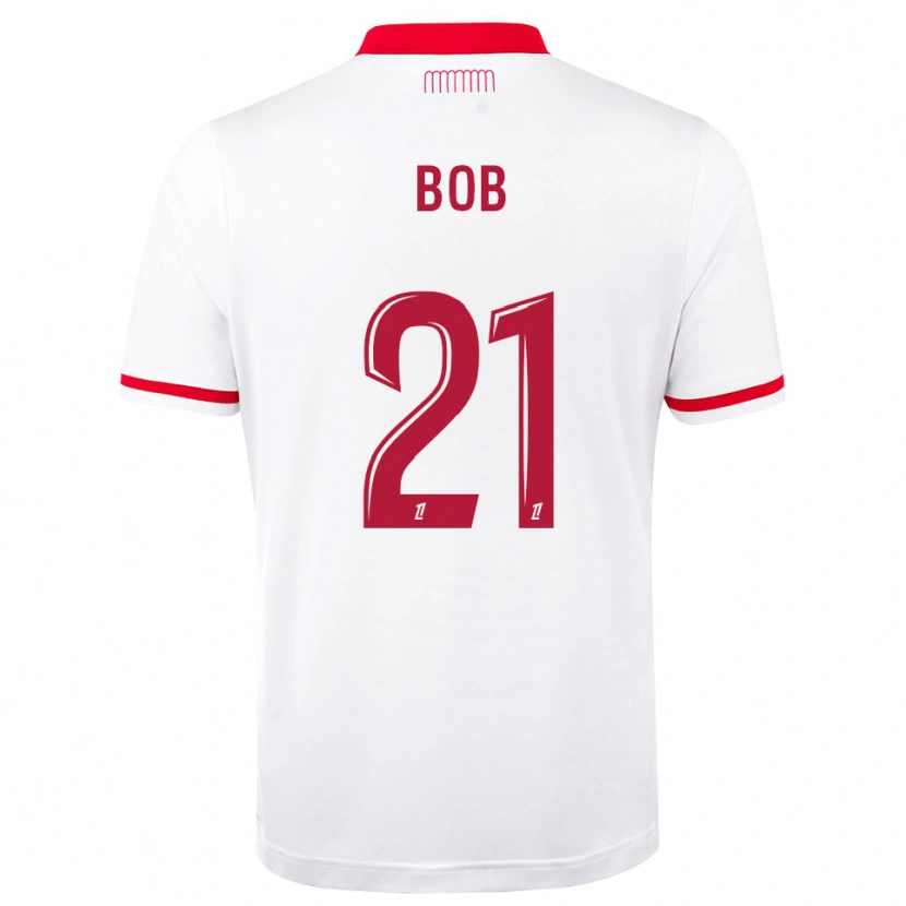 Danxen Mulher Camisola Mohamed Bob #21 Vermelho Branco Principal 2026/27 Camisa Brasil