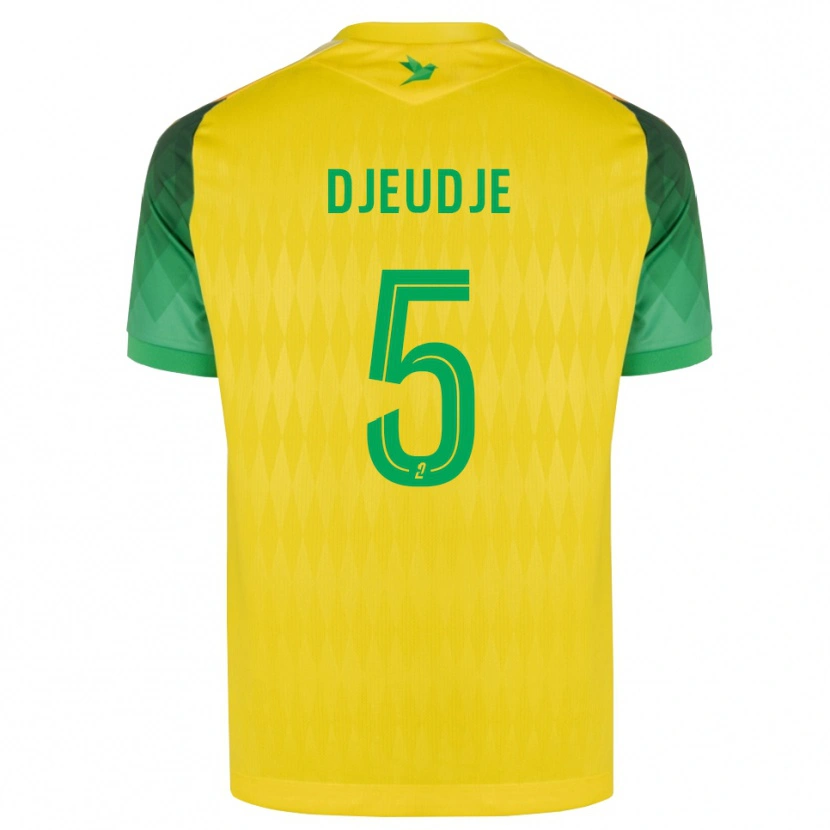 Danxen Mulher Camisola Lilian Djeudje #5 Amarelo Verde Vermelho Principal 2026/27 Camisa Brasil