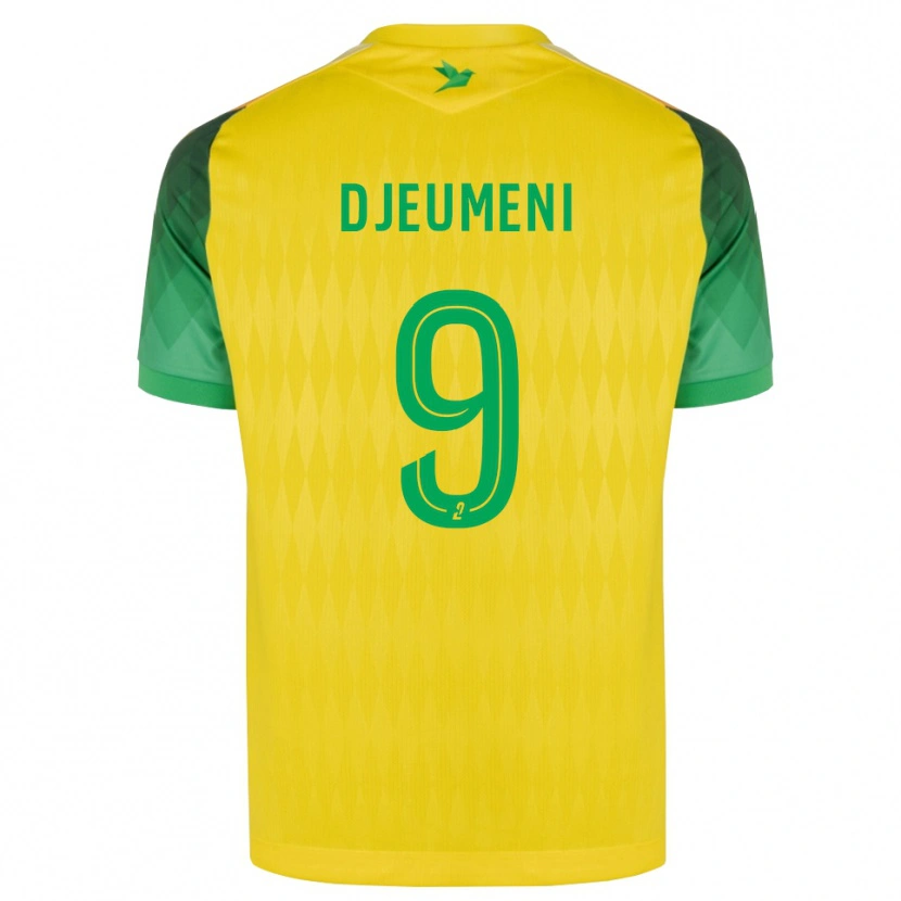 Danxen Mulher Camisola Kevy Djeumeni #9 Amarelo Verde Vermelho Principal 2026/27 Camisa Brasil