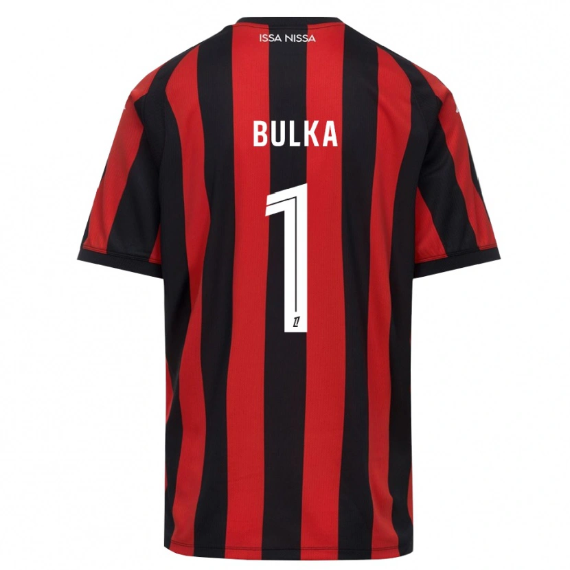 Danxen Mulher Camisola Marcin Bulka #1 Vermelho Preto Branco Principal 2026/27 Camisa Brasil
