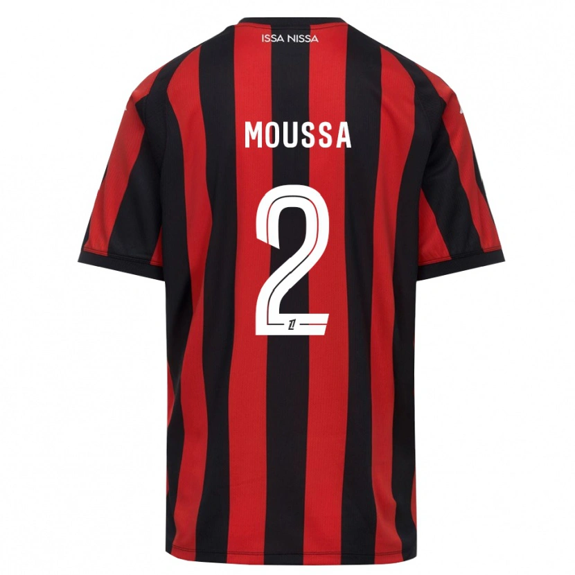 Danxen Mulher Camisola Mounir Moussa #2 Vermelho Preto Branco Principal 2026/27 Camisa Brasil
