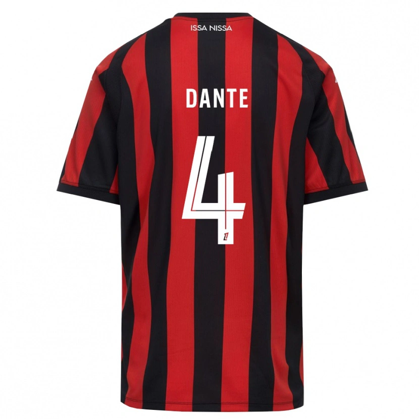 Danxen Mulher Camisola Dante #4 Vermelho Preto Branco Principal 2026/27 Camisa Brasil