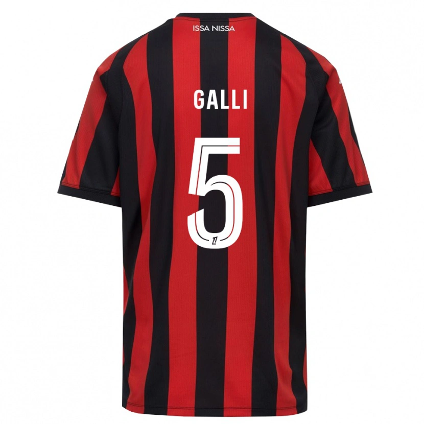 Danxen Mulher Camisola Clara Galli #5 Vermelho Preto Branco Principal 2026/27 Camisa Brasil