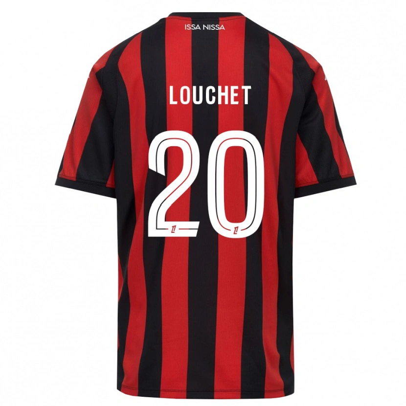 Danxen Mulher Camisola Tom Louchet #20 Vermelho Preto Branco Principal 2026/27 Camisa Brasil
